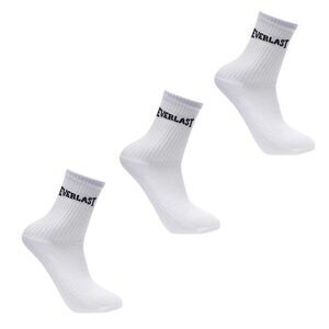 Everlast Childrens/Kids Crew Socks (Pack of 3) / White